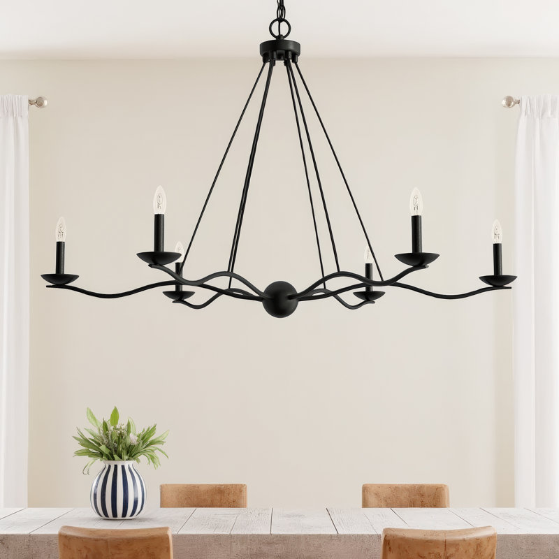 6 - Light Dimmable Classic / Traditional Chandelier