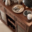 Buffet en bois de noyer massif