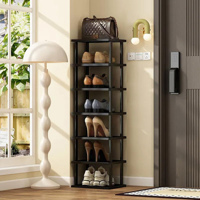 Vertical Shoe Rack - Tall Narrow Shoe Rack Organizer