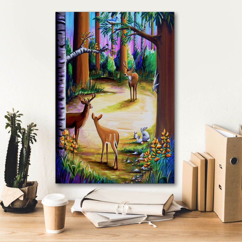 «Bambi 12» par Cindy Thornton, H 26 po x l 18 po x P 0,75 po
