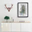 View of Ireland & Great Britain in Abstract - Picture Frame Graphic Art Print-55764012-55764011
