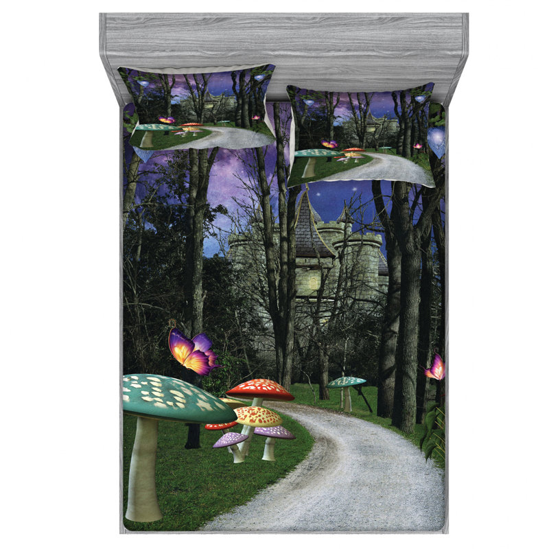 Microfiber Sheet Set, Full Sheet Set with 2 Pillowcases