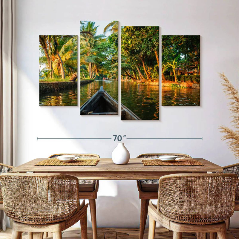 Mehar Kerala Backwater Tour, H 42 po x l 68 po