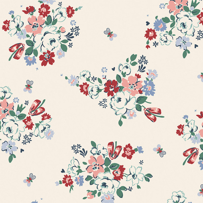 Cath Kidston Clifton Floral Pink, Cream