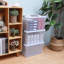 Ensemble de 8 bacs de rangement avec couvercle empilable 32 Qt