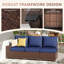Patio Safo pour 3 personnes avec coussins-120236778