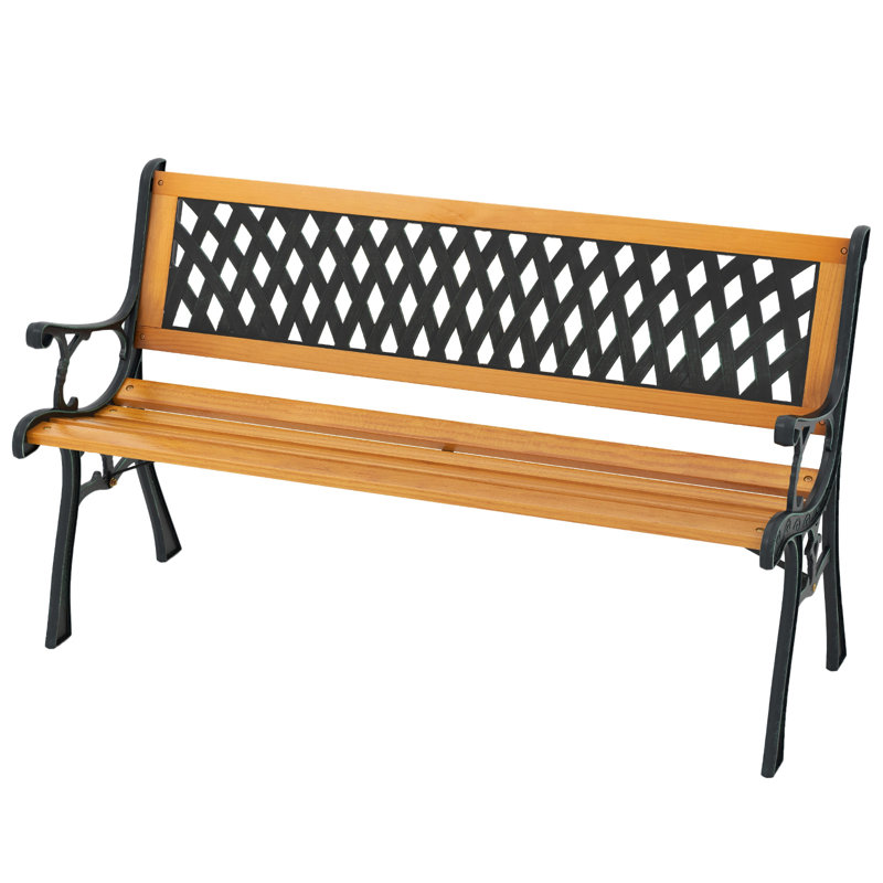 Solid Wood Outdoor Bench
