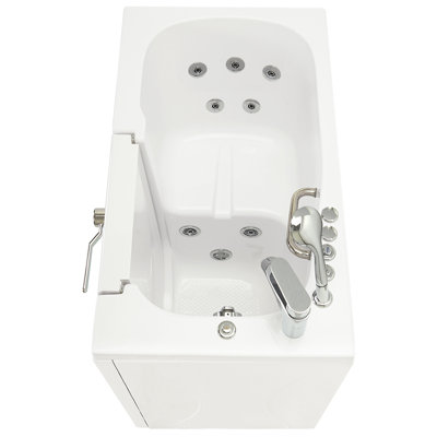 45'' x 26'' Walk-in Acrylic Bathtub with Faucet