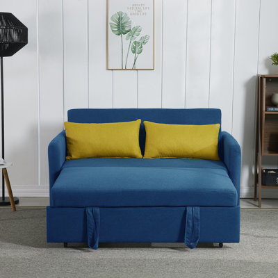 Caterina 55.5" Square Arm Sofa Bed Solid base frame, comfortable, durable, beautiful and thick cushion, fashion, practical