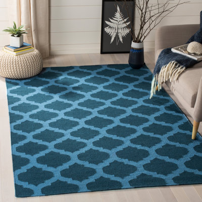 Valenzuela Geometric Wool Hand Woven Area Rug
