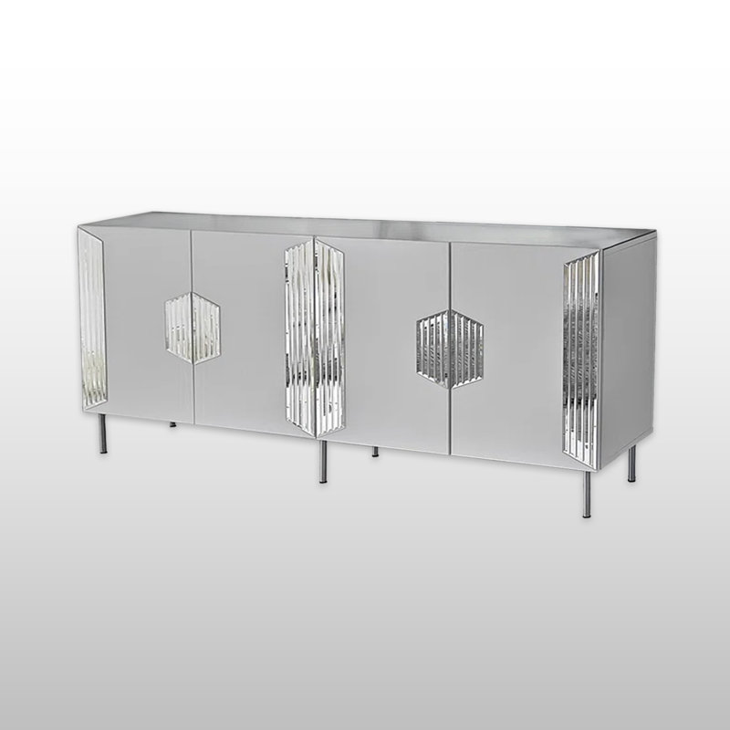 70.9'' Mirrorred Modern Console Table