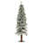 4 Foot Pre Lit Lightly Flocked Alpine Tree-61058066