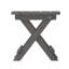 Table d'appoint pliante portative Adirondack de qualité commerciale Alveston-86836294
