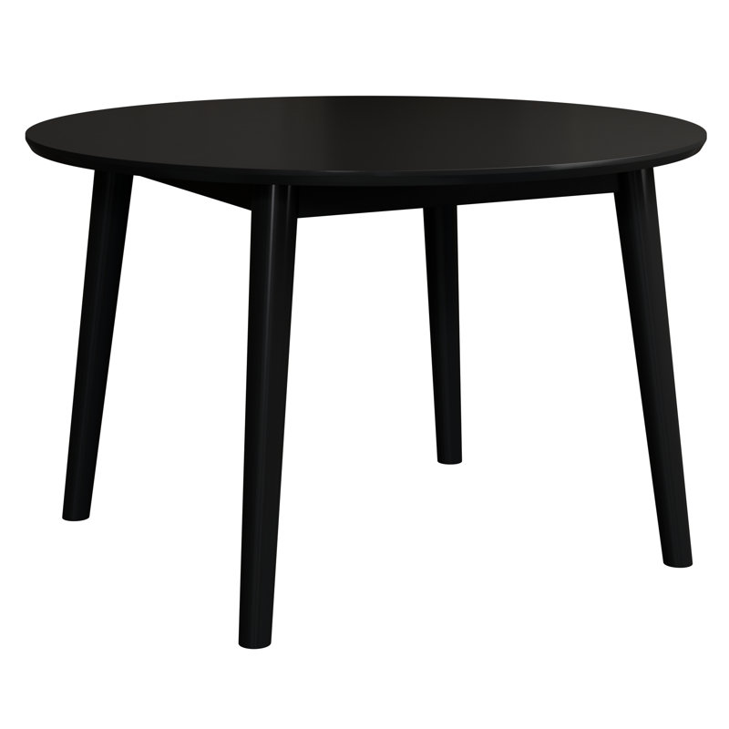 Black Round Dining Table
