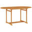 Braya 6 - Person Solid Wood Patio Dining Set Rectangular Table