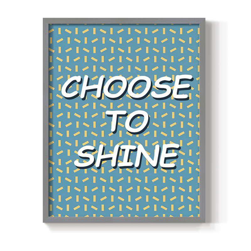 «Shining Day II», reproduction encadrée - bois massif, H 15 po x l 12 po, Gris