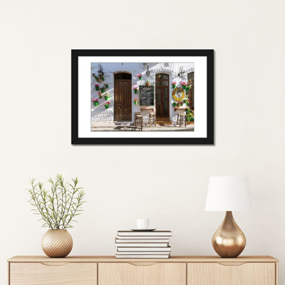 «Outdoor Café In Andalusia, Espagne» par Matteo Colombo, impression sur toile