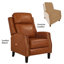 Fauteuil inclinable en cuir véritable Kindalyn-106895714