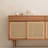 Modern Burlywood Solid Wood Sideboard