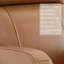 Fauteuil inclinable électrique pivotant en cuir véritable Corvin-1345600929