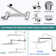 10 Inch All Metal Rain Dual Shower Head