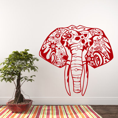 Décalcomanie murale éléphant yoga Litton