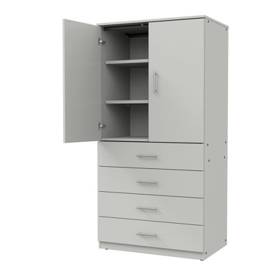 Armoire de rangement à 4 tiroirs Mobile CaseGoods