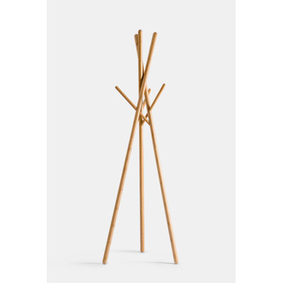 Portemanteau autoportant en bois massif Carbonell