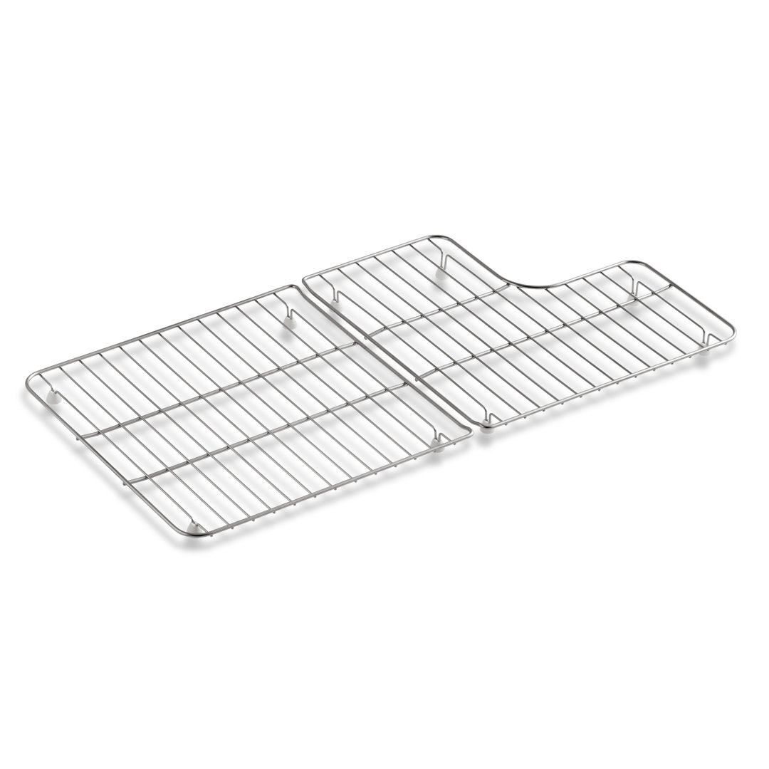 Whitehaven Stainless Steel Left and Right Sink Racks for 29" Single-Bowl Kitchen Sink Kohler