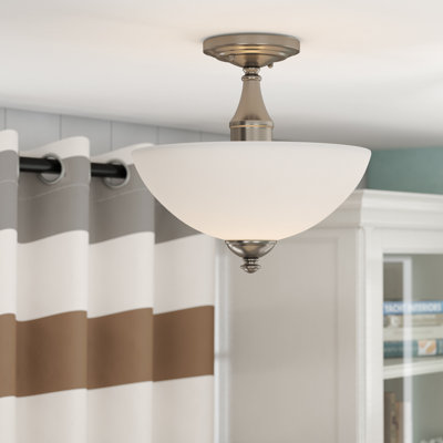 Minidoka Glass Semi Flush Mount