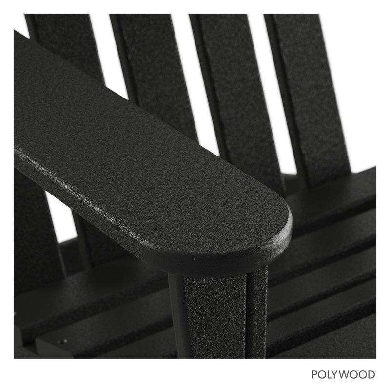 Chaise Adirondack classique POLYWOOD, Noir