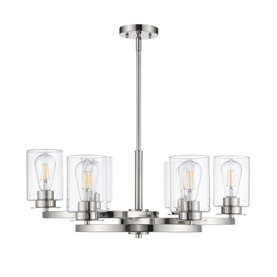 Lustre empire unique à 6 lumières