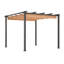Pergola de patio en aluminium avec auvent rétractable Lunara-109049699