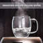Tasse à thé en verre avec infuseur et couvercle Tasses à thé en verre borosilicaté pour thé à feuilles mobiles, tasses à thé en verre avec filtre pour thé, grand système d'infusion à feuilles mobiles