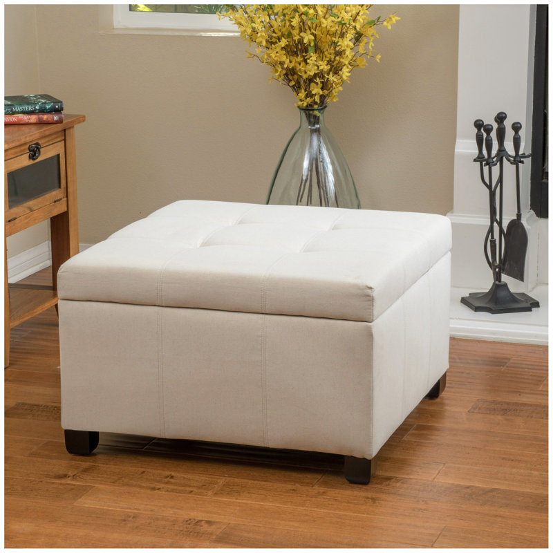RICHMOND KD STORAGE OTTOMAN, Beige