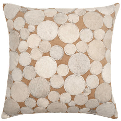 Coussins décoratifs en cuir de vache Canvello
