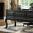 French Retro Style Black Five-drawer Writing Desk-533028595