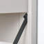 Bureau d'ordinateur de ferme avec huche et armoire, bureau à domicile avec rangement, pour bureau, gris clair-625408161