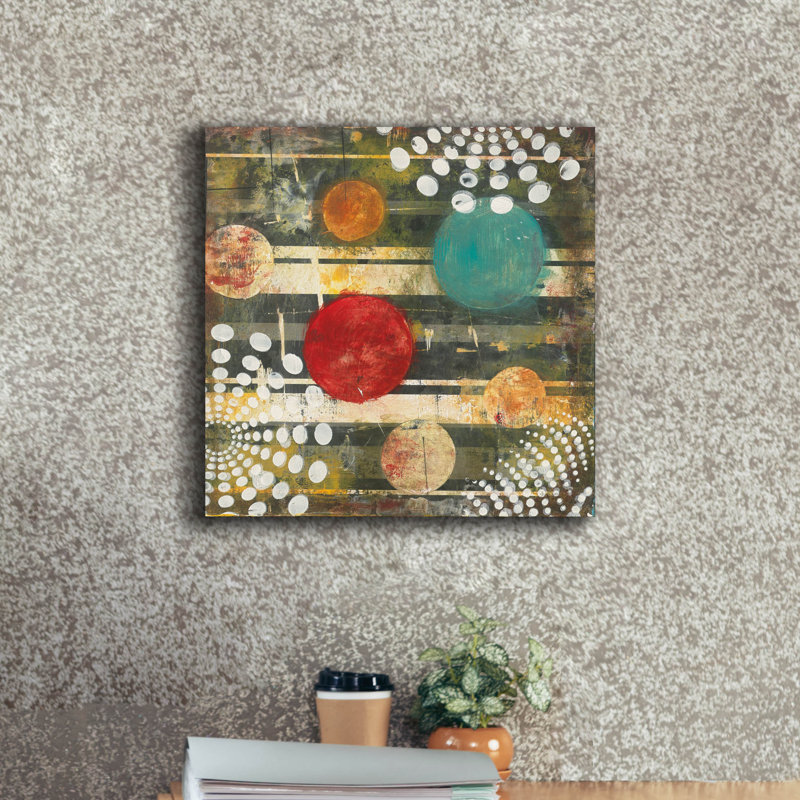  «Recap 1 Abstract» par Cheryl Warrick, art mural sur toile