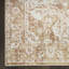 Tapis d'intérieur rouille lavable à la machine Bungalow Rose Covelle-1165621157