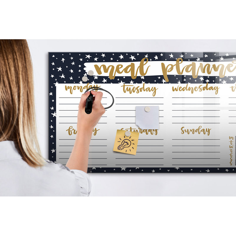 Magnetic Glass Dry Erase Board