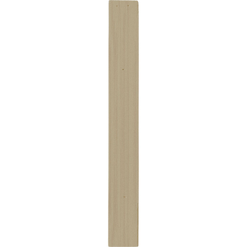 12" Unfinished Rubberwood Wagon Wheel Shelf Bracket