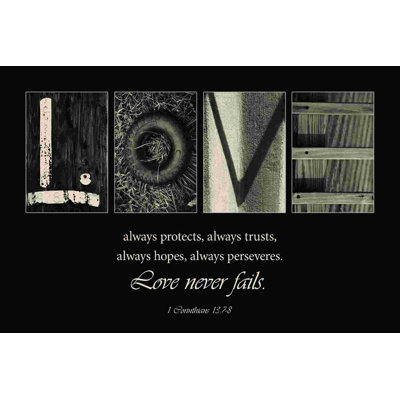«Love», impression sur toile tendue