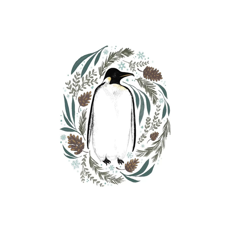 Winter Christmas Icy Winter Wishes Iii by Loni Harris - Wrapped Canvas Gallery-Wrapped Canvas Giclée, 20.32 cm H x 30.48 cm W