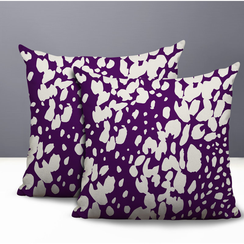 Oreiller réversible intérieur / extérieur Modo, 16x16, Purple