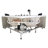 59.13'' x 59.13'' Whirlpool Acrylic Bathtub