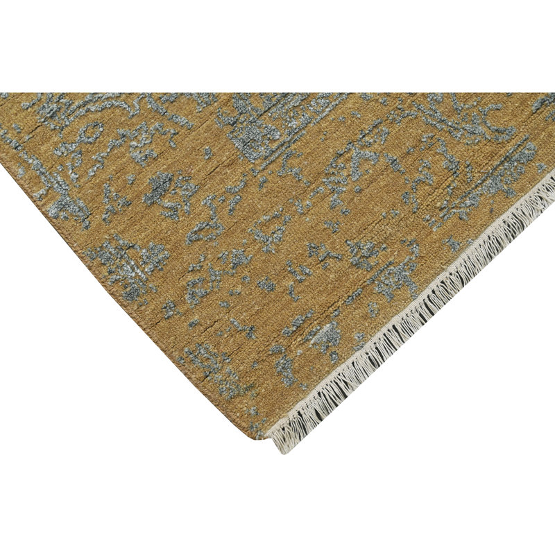One-of-a-Kind Rectangle 4' X 5'11" Hand Knotted Area Rug