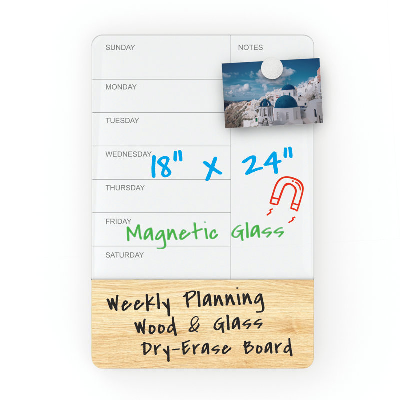 Magnetic Glass Dry Erase Board