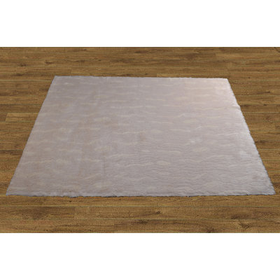Faux Fur Solid Colour Faux Fur Shag Area Rug