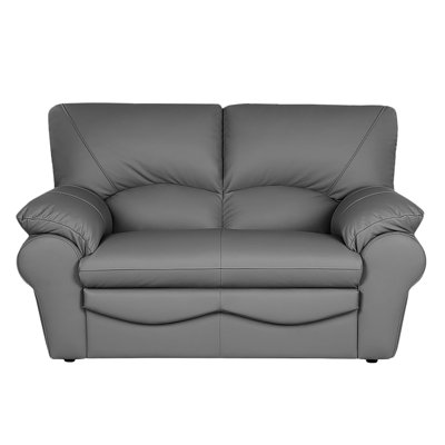 Causeuse en cuir véritable 2 places Heppman
